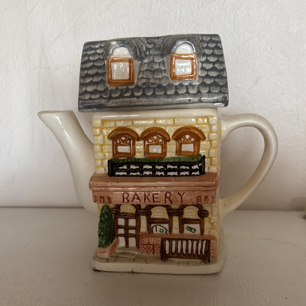 Vintage bakery teapot